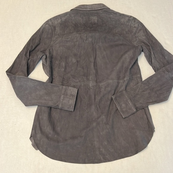 SUEDE CURRENT/ELLIOT - THE CLEAN PERFECT SHIRT SIZE 1=SMALL - Picture 12 of 16